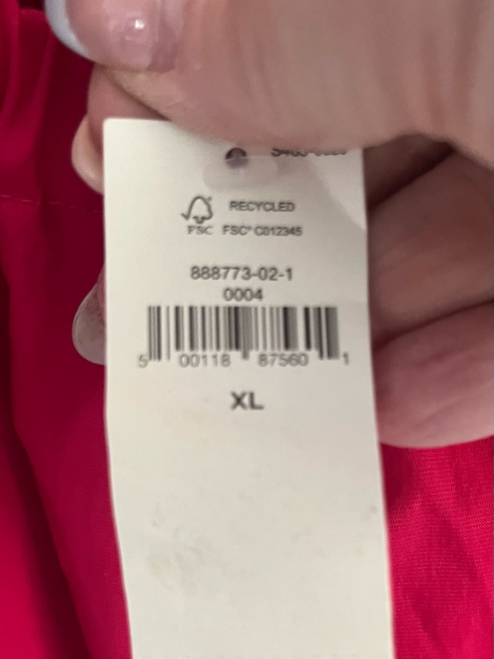 NWT- Banana Republic Factory Pink Midi Dress, Extra Large - Picture 9 of 9
